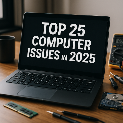 Top 25 Most Common Computer Issues in 2025 and How to Fix Them